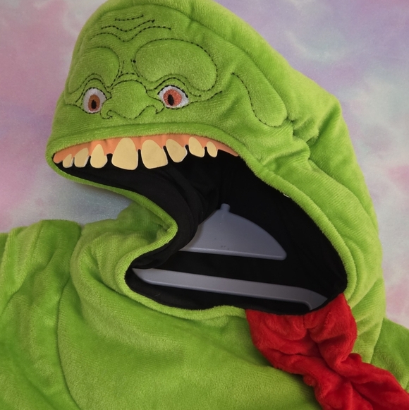 Ghostbusters Slimer Toddler Green Jumpsuit Costume Size 2T - Picture 4 of 13